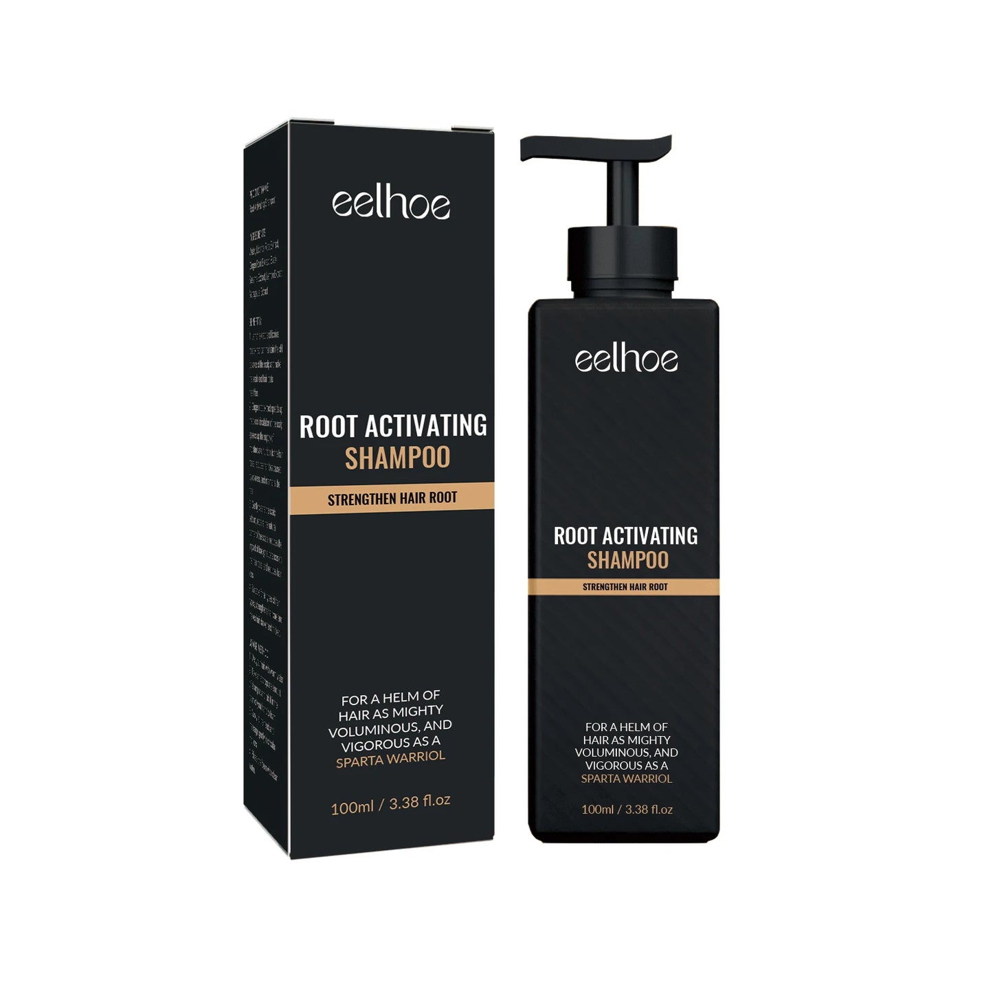 EELHOE Hair Regrowth Root Natural Herbal Dense Hair Shampoo Hair Repair Care Fluffy Smoothing Nourishing Anti Falling Shampoo