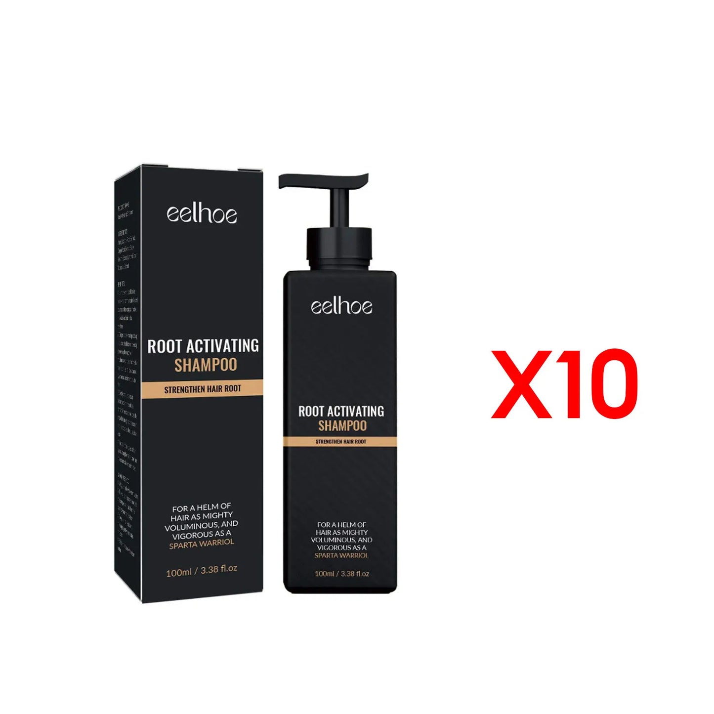 EELHOE Hair Regrowth Root Natural Herbal Dense Hair Shampoo Hair Repair Care Fluffy Smoothing Nourishing Anti Falling Shampoo