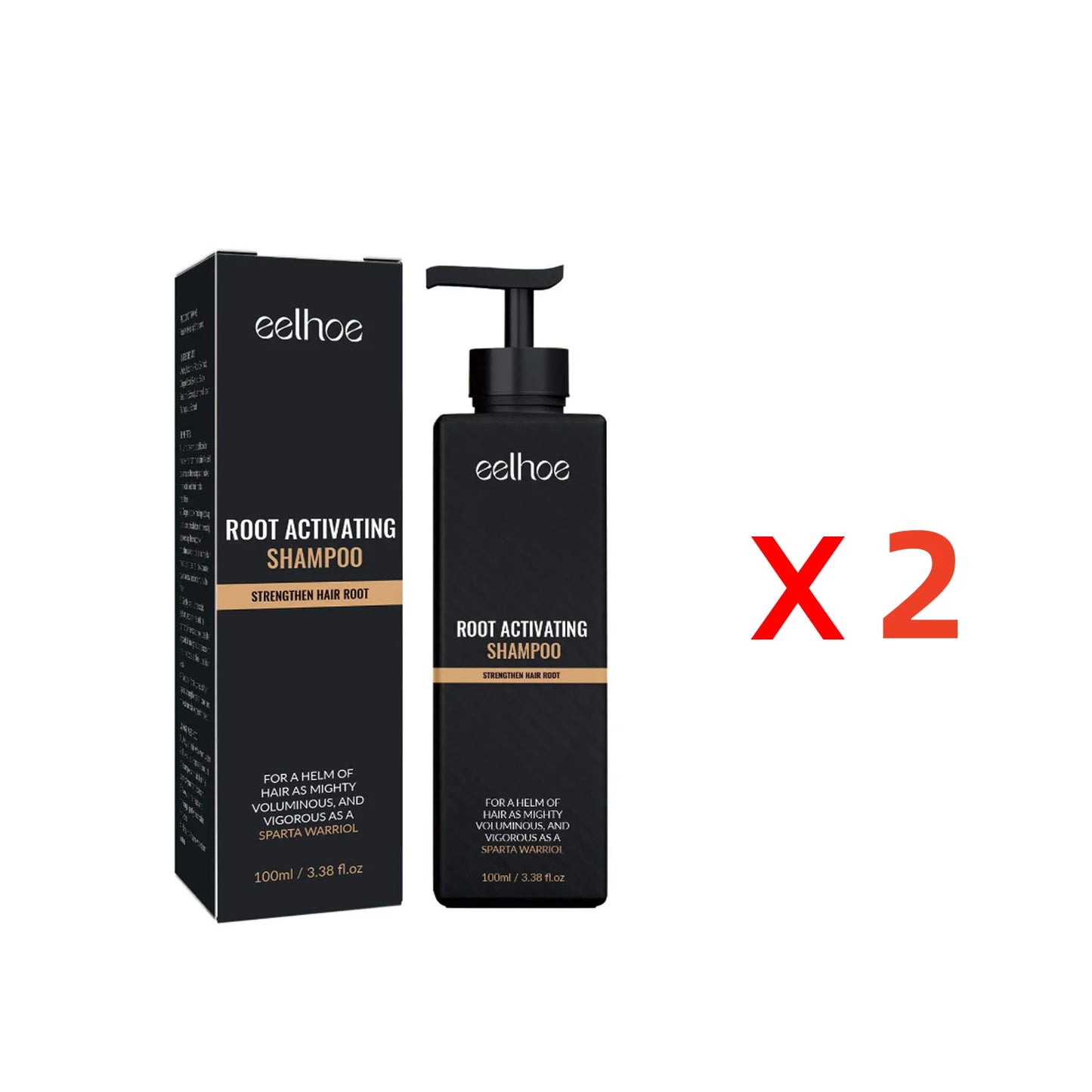 EELHOE Hair Regrowth Root Natural Herbal Dense Hair Shampoo Hair Repair Care Fluffy Smoothing Nourishing Anti Falling Shampoo