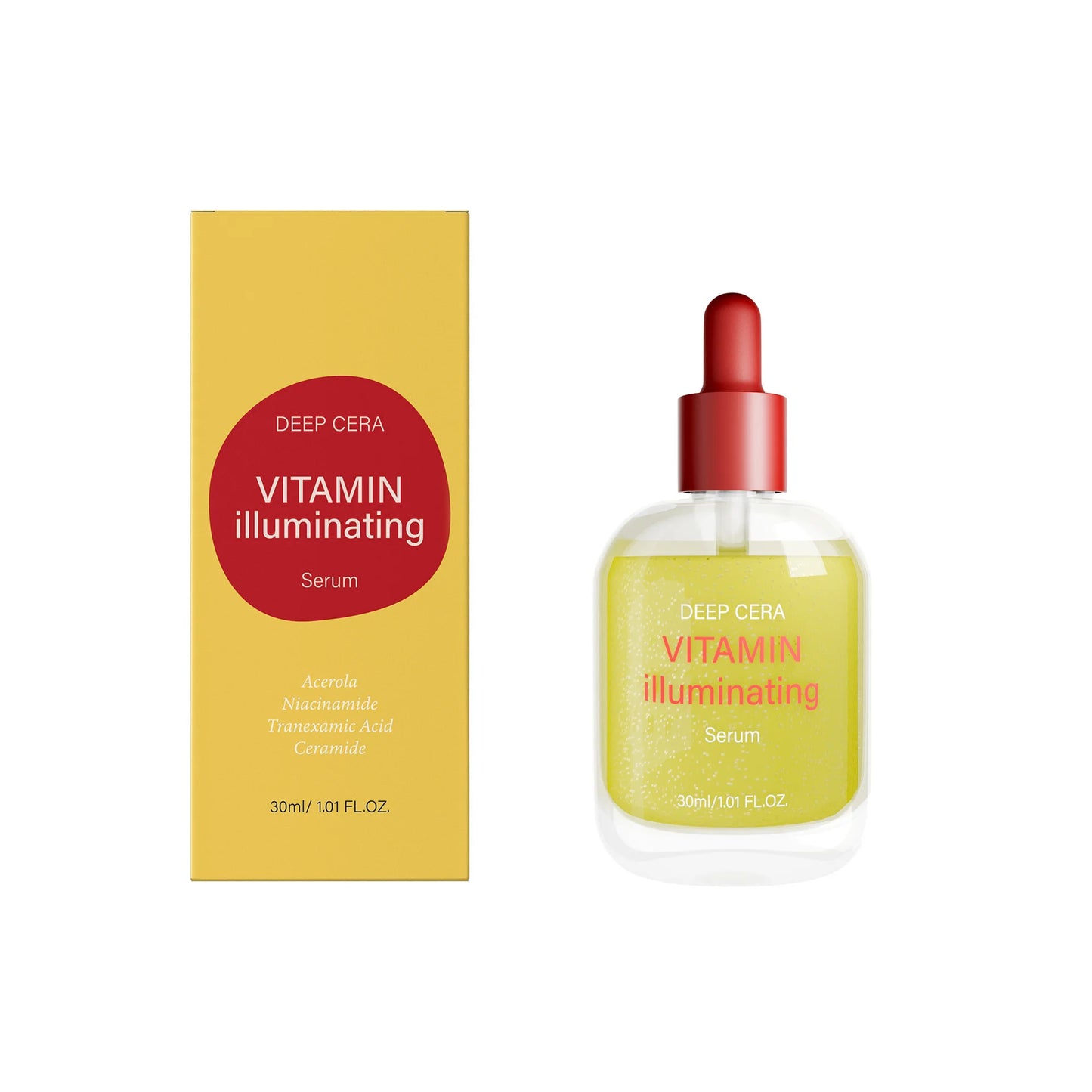 Deptora Korean Skincare Vitamin C Illuminating Serum - 40% Acerola Extract for Dark Spot Care