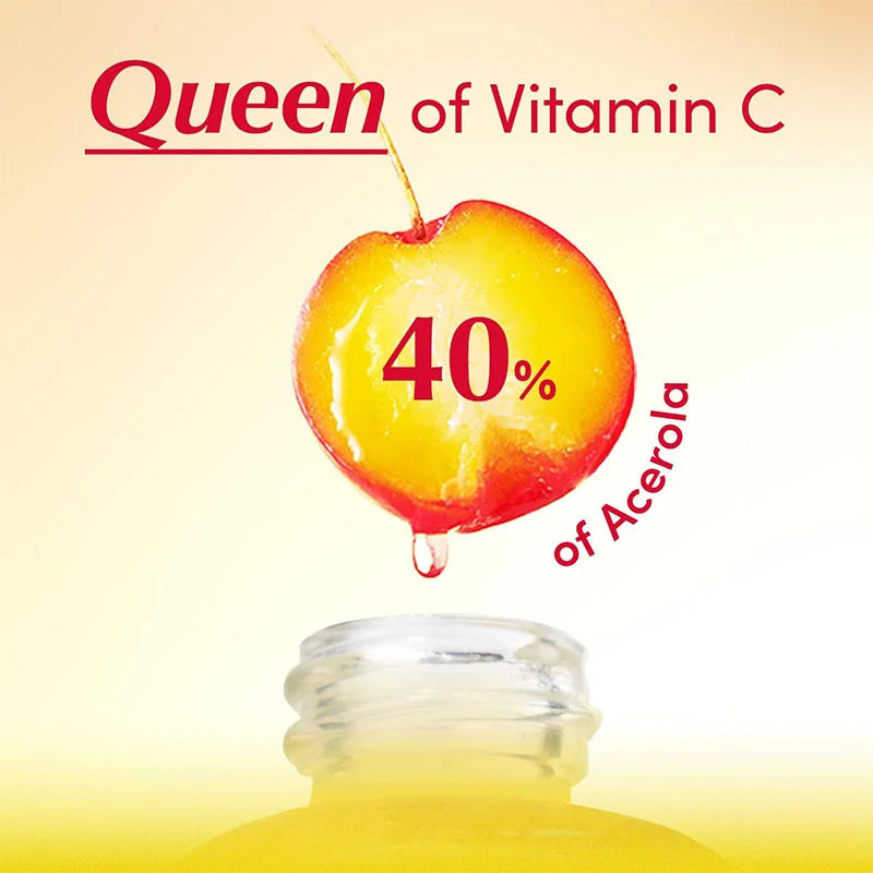 Deptora Korean Skincare Vitamin C Illuminating Serum - 40% Acerola Extract for Dark Spot Care