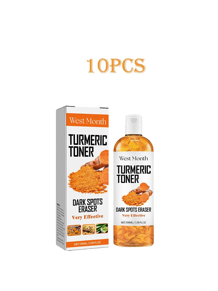West&Month Turmeric Face Care Series Pore Minimizer Exfoliator Reducing Acne Brightening Dark Spot Remove Facial Hydrating Toner
