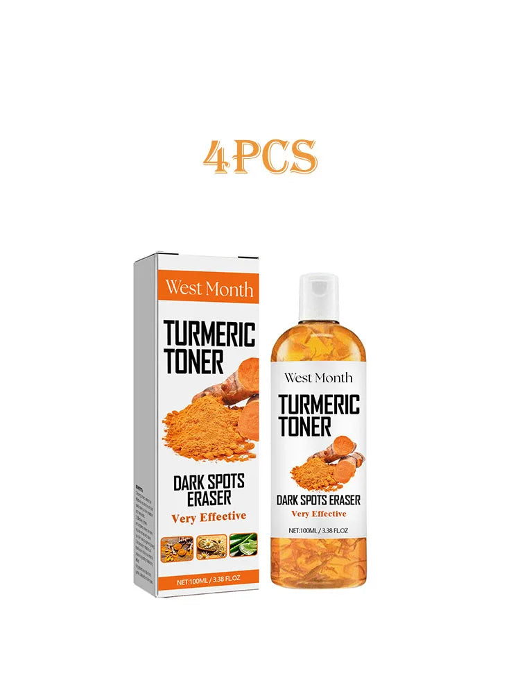 West&Month Turmeric Face Care Series Pore Minimizer Exfoliator Reducing Acne Brightening Dark Spot Remove Facial Hydrating Toner