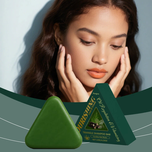 Platycladus Shampoo Bar Cleansing Scalp Oil Control Anti Itch Strengthen Root Nourish Hair Follicles Polygonum Multiflorum Soap