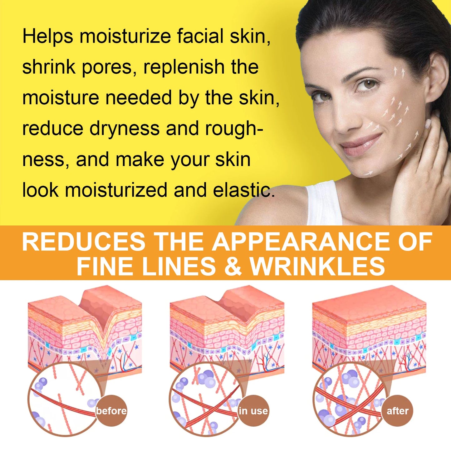 EELHOE Vitamin C Booster Serum Reduce Dark Spots Brightening Even Skin Tone Moisturizing Hydrating Essence Daily Facial Care