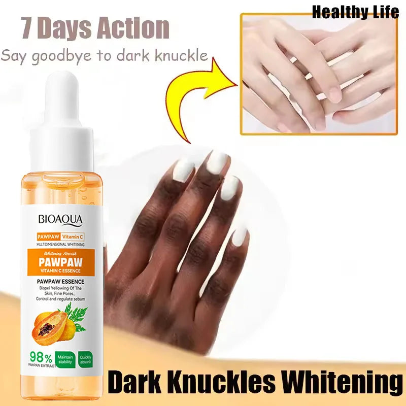 Dark Knuckles Fast Brighten Serum Elbows Hands Knee Armpits Brightening Serum Clarify Black Skin Lighten Stains Remover Essence