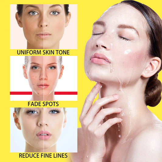 EELHOE Vitamin C Booster Serum Reduce Dark Spots Brightening Even Skin Tone Moisturizing Hydrating Essence Daily Facial Care