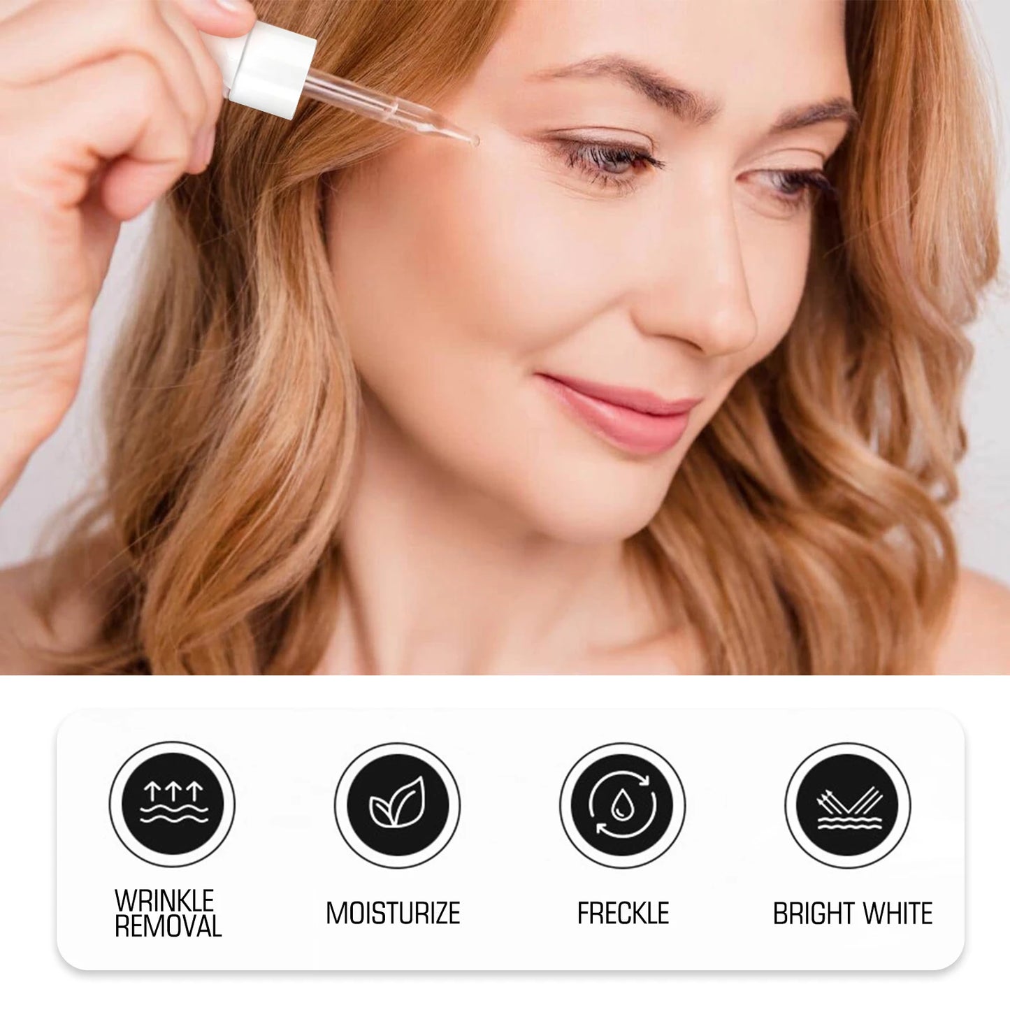 EELHOE Vitamin C Booster Serum Reduce Dark Spots Brightening Even Skin Tone Moisturizing Hydrating Essence Daily Facial Care